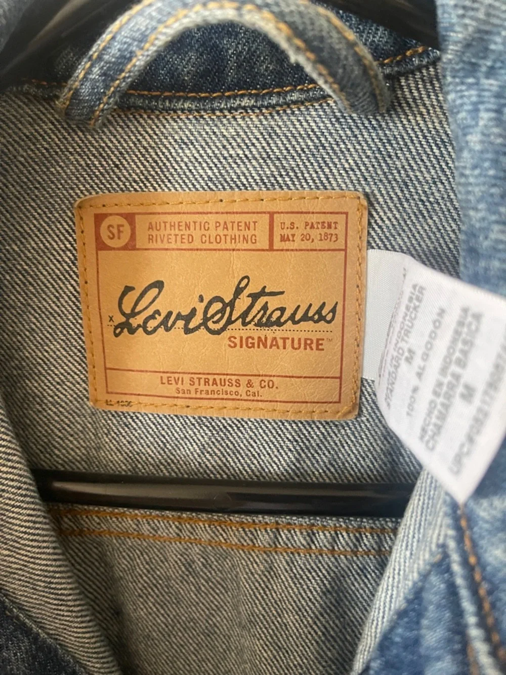 Levi's Blue Denim Trucker Jacket - Men's - Picture 4 of 7